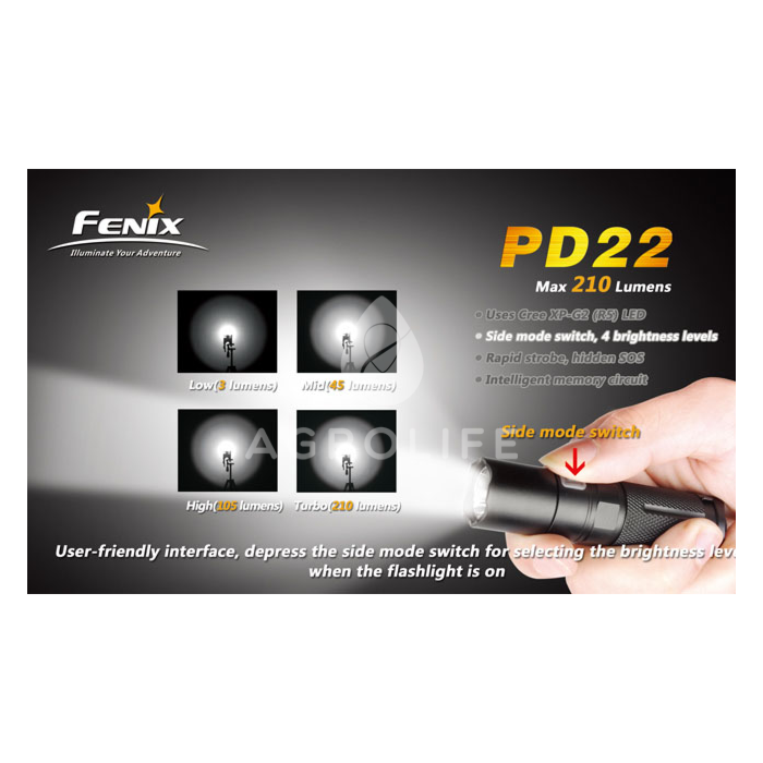 Фонарь Fenix PD22 Cree XP-G2 (R5)