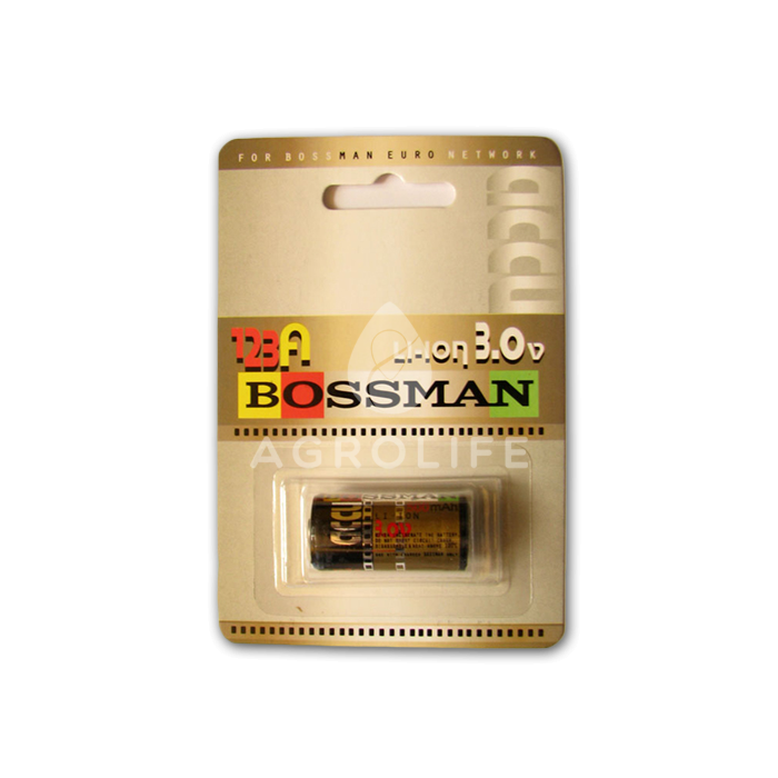 Аккумулятор 16340 (CR123) 600mAh 3.0v Bossman с защитой