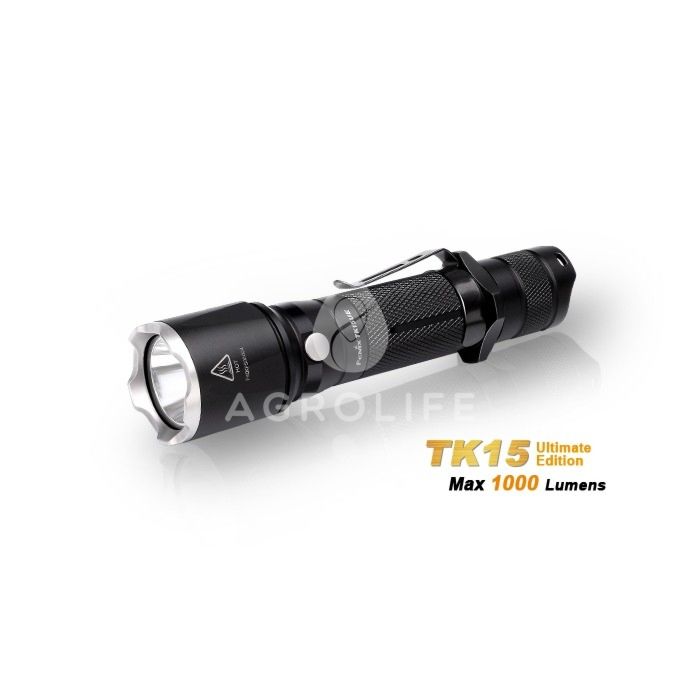 Ліхтар Fenix ​​TK15UE CREE XP-L HI V3 LED Ultimate Edition, сірий (TK15UE2016gr)