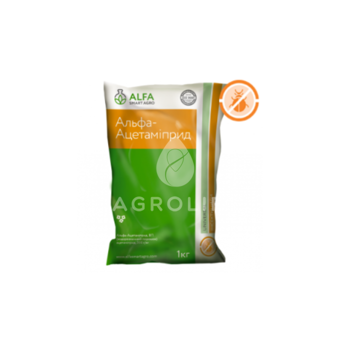 Альфа-Ацетамиприд, з.п. — инсектицид, Alfa Smart Agro