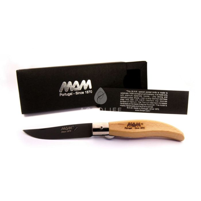 Нож складной Iberica's карманный покрытие клинка Black Titanium №2018, MAM 