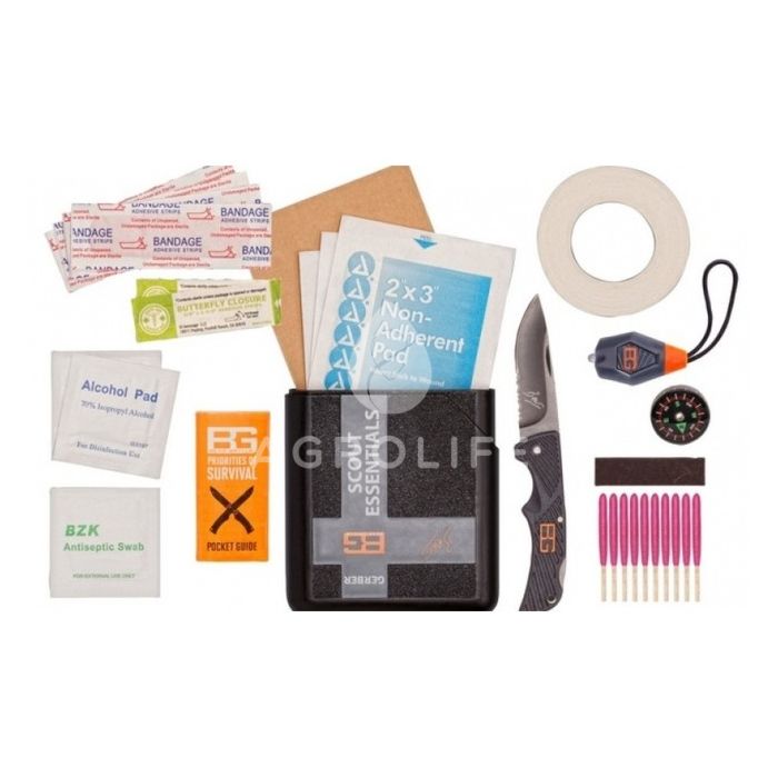 Набор для выживания Gerber Bear Grylls Scout Essentials Kit, Plastic case 31-001078