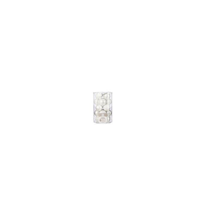 Елочные стеклянные шары, 20 шт., 4 см., цвет белый, (8718861800142), House of Seasons