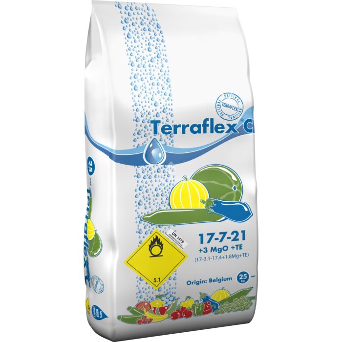 Terraflex-C 17-7-21+3 MgO+Te - удобрение для огурцов, кабачков и бахчевых культур, ICL