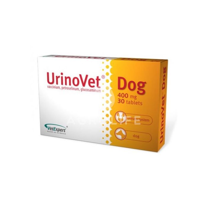 UrinoVet Dog — таблетки для нормализации,поддержании и восстановлении функций мочевой системы, VetExpert