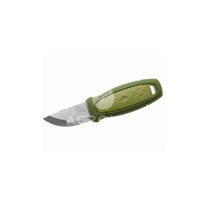 Нож Eldris (зеленый) с ножнами, огнивом и шнурком, Morakniv