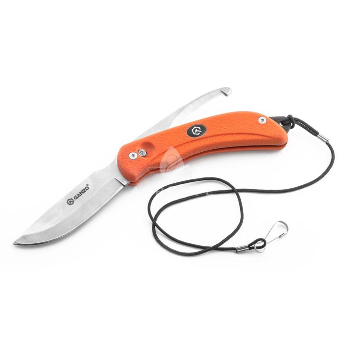 Нож G802-OR с двойным лезвием, оранжевый, Ganzo