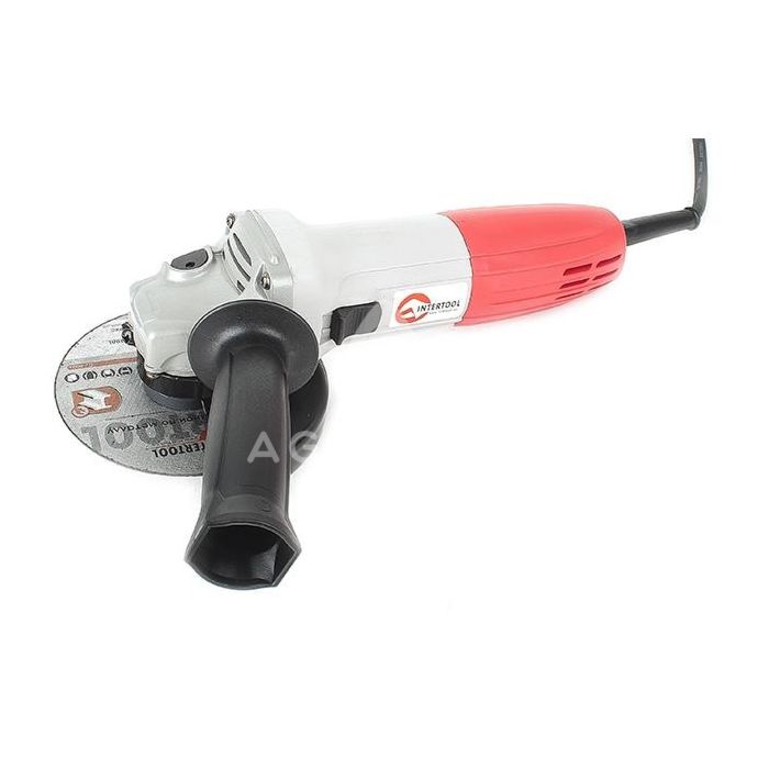 Шлифмашина угловая 860 Вт, 11000 об/мин, диаметр круга 125 мм, DT-0267, INTERTOOL