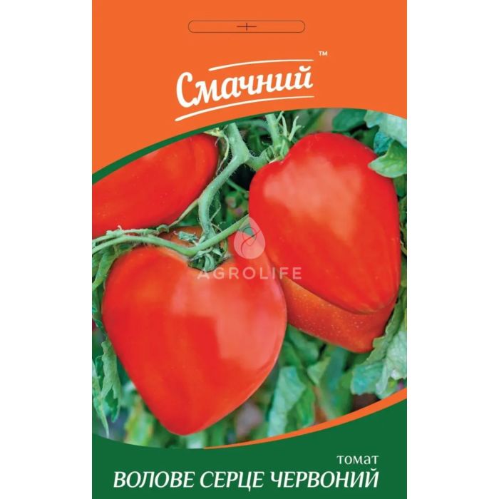 ВОЛОВЕ СЕРЦЕ ЧЕРВОНИЙ / BEEF HEART RED — томат, Смачний (Професійне насіння)