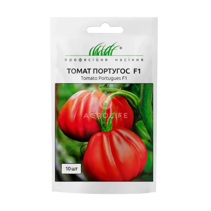ПОРТУГОС F1 / PORTUGOS F1 — томат рожевий ребристий, United Genetics (Професійне насіння)
