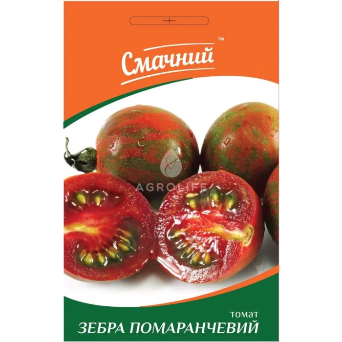 ЗЕБРА ОРАНЖЕВЫЙ / ZEBRA ORANGE — томат, Смачний (Професійне насіння)