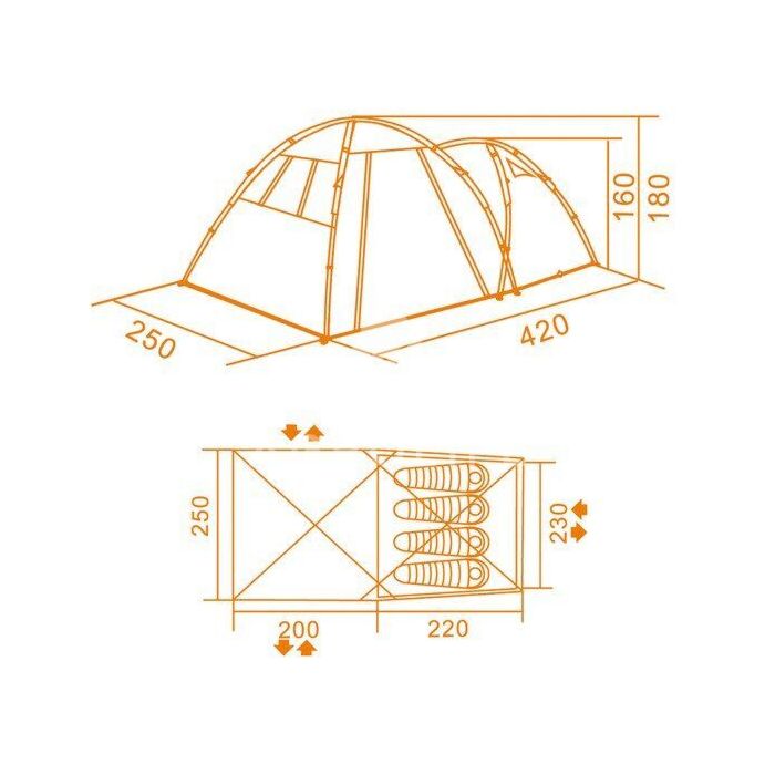 Палатка Tougether 4PE, Кемпинг