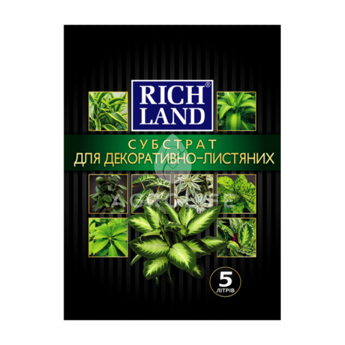 Субстрат для декоративно-лиственных растений Rich Land, Garden Club