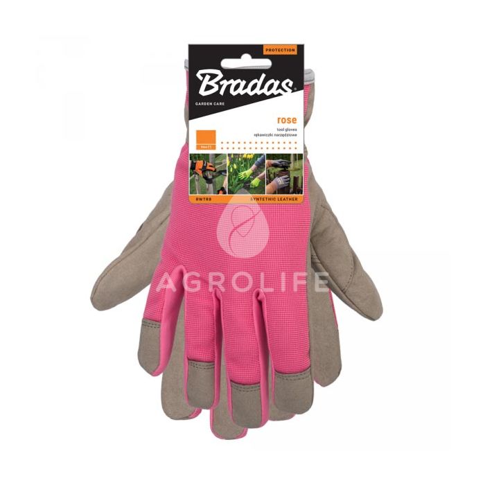 Женские садовые перчатки, ROSE, Bradas