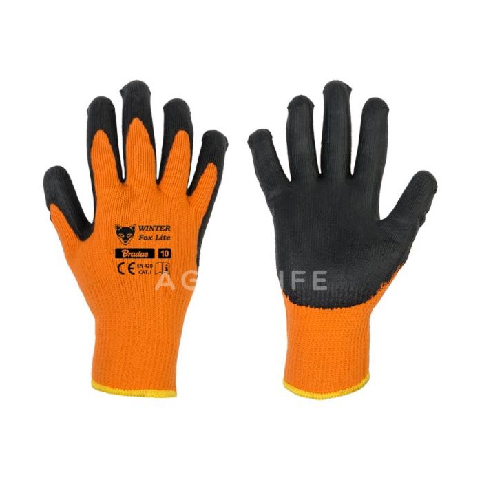 Защитные перчатки WINTER FOX LITE из латекса, Bradas