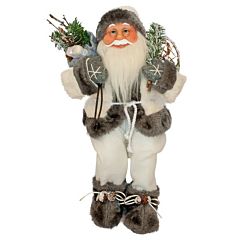 Фігурка новорічна добрий Санта Клаус, 46 см, Time Eco