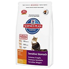 Корм SP Feline Adult Sensitive Stomach при проблемах с пищеварением, Hill's