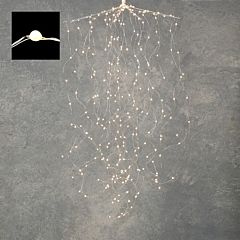Гірлянда-підвіска з мерехтінням "Звисаючі струни", "Luca", 1,5 м, теплий білий, Luca