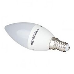 Светодиодная лампа LED 3 Вт, E14, 220 В, LL-0151, INTERTOOL
