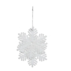 Украшение декоративная "Снежинка кружевная", комплект из 2 шт, белая, Christmas House
