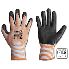 Перчатки защитные NITROX LINE нитрил, Bradas
