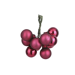 Елочные шарики-гроздья красные, House of Seasons