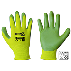 Перчатки защитные NITROX MINT нитрил, Bradas