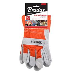 Защитные кожаные перчатки, IRON BULL CANYON, размер 10,5, Bradas